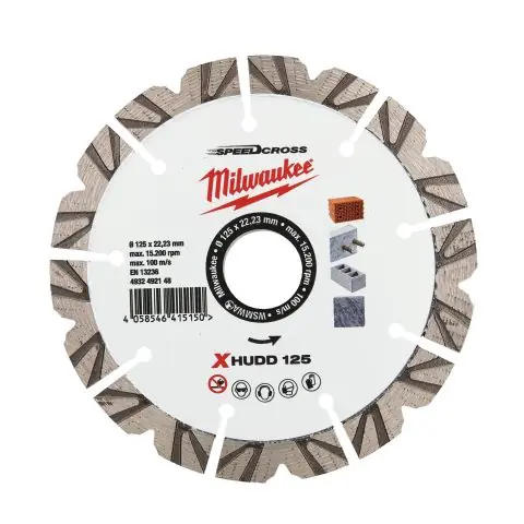 Nedsatt pris Milwaukee XHUDD125 4932492148 Diamantkapskiva